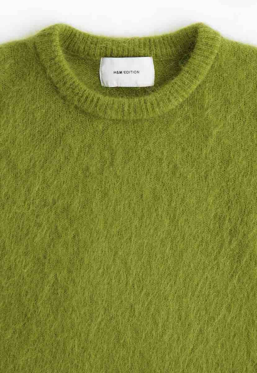 H&M Maglioni & Felpe: Viraler H&M Mohair Pullover Grün – Nuovo (secondo la descrizione) da Steffisburg venduto da AnaisDelevaux 1