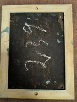 Alte P.T.T Tafel von Postkutschen oder Bahnwagen