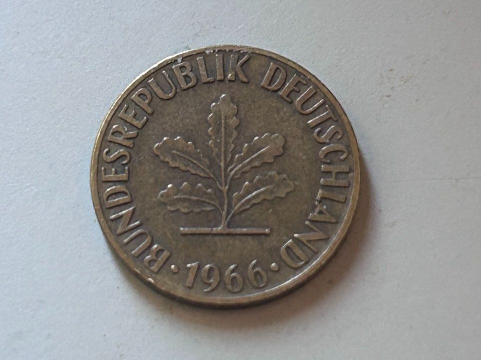 Tutti le monete: 5 Pfennig del 1966 "G" – Usato da Giubiasco venduto da LorisVale 1