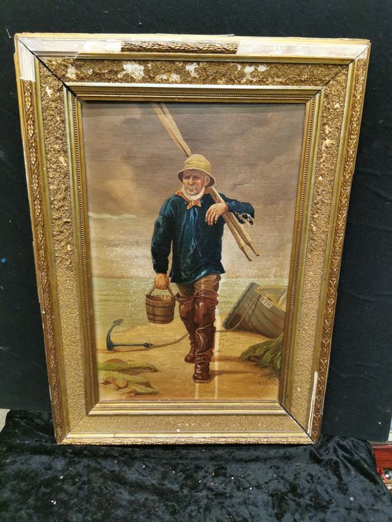 JULES GUSTAVE BESSON (1869-?)HUILE SUR TOILE SIGNÉE (Gebraucht) in ...