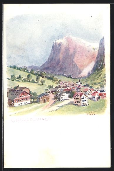 Cartes postales: Grindelwald, Ortsansicht bei Tag – D'occasion à Berlin par bartko-reher