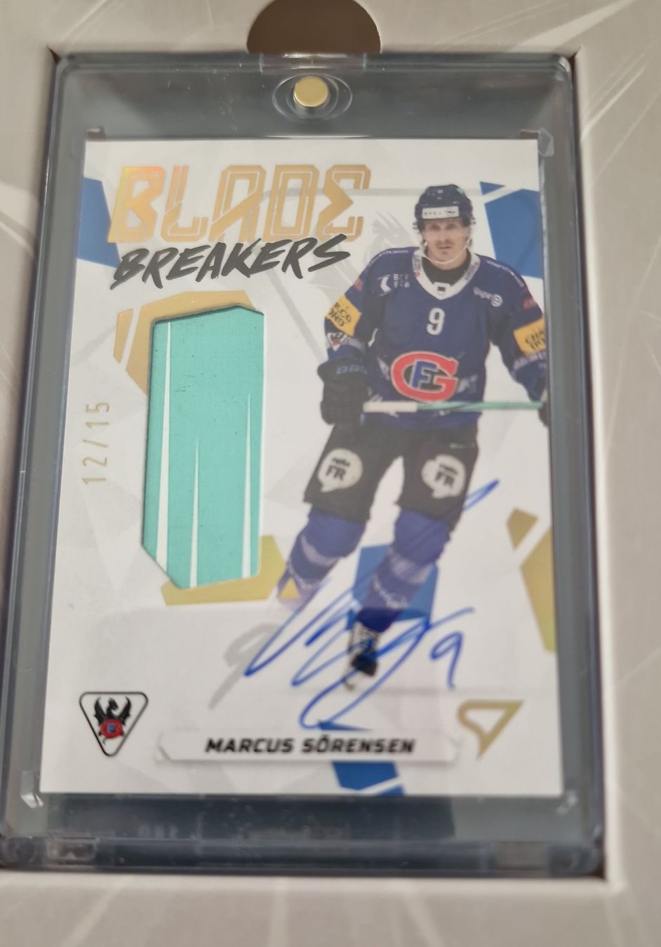 Sportzoo Carte collezionabili: HCFG Marcus Sörensen Blade Breakers 12/15 Signed – Nuovo (secondo la descrizione) da Bürglen UR venduto da Snuffinski90