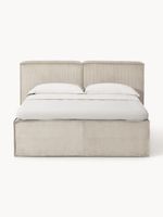Cord-Boxspringbett Lennon H2 Westwing CHF 4049-60%