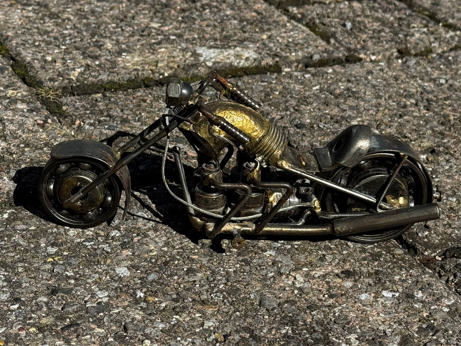 Tutte le decorazioni: Motorrad aus Metall - Deko – Usato da Egg b. Zürich venduto da Brocki_Insel_Egg