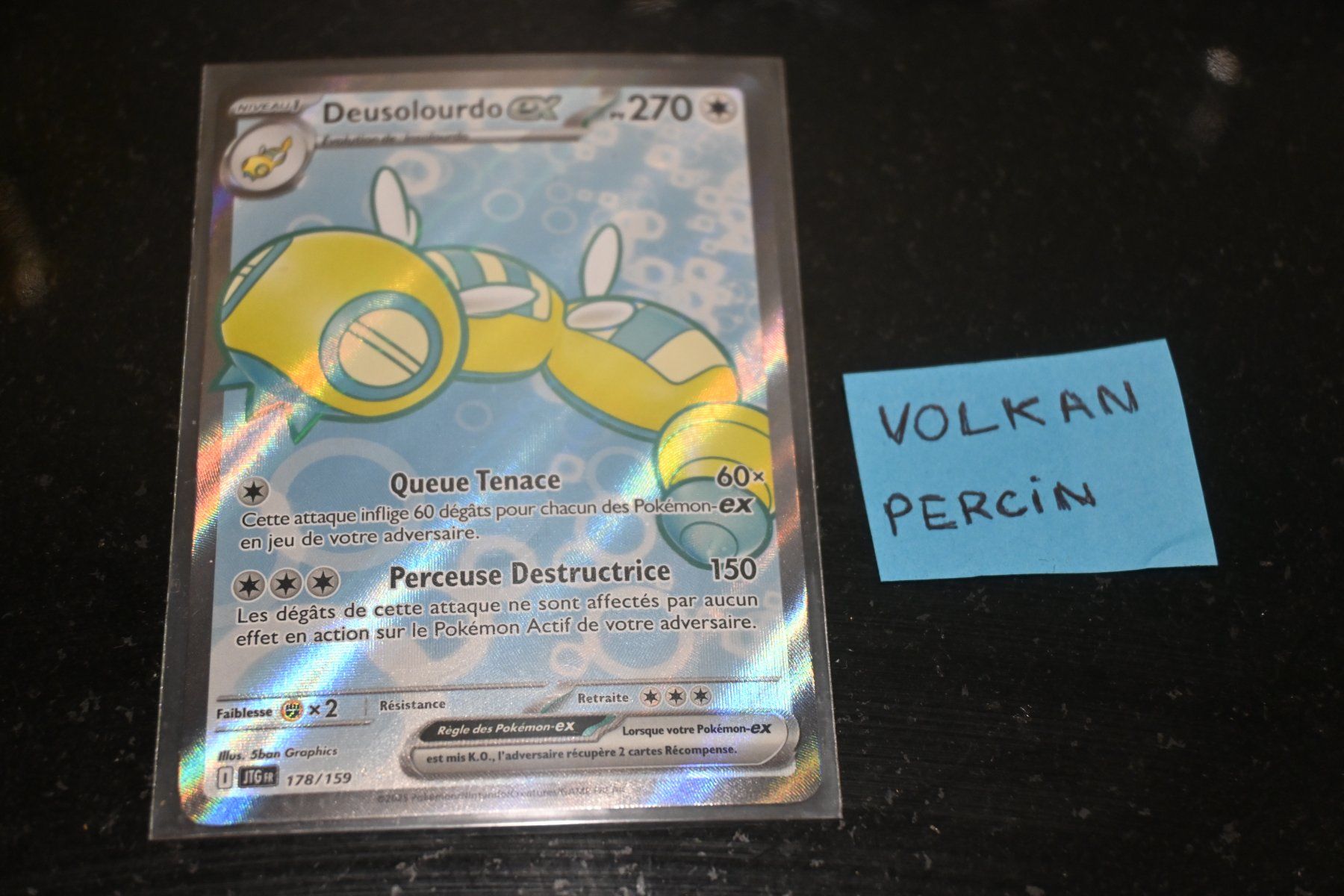 Pokémon Carte collezionabili: Deusolourdo ex (JTG 178) FR – Nuovo (secondo la descrizione) da Aigle venduto da PSAPOKEVOVO