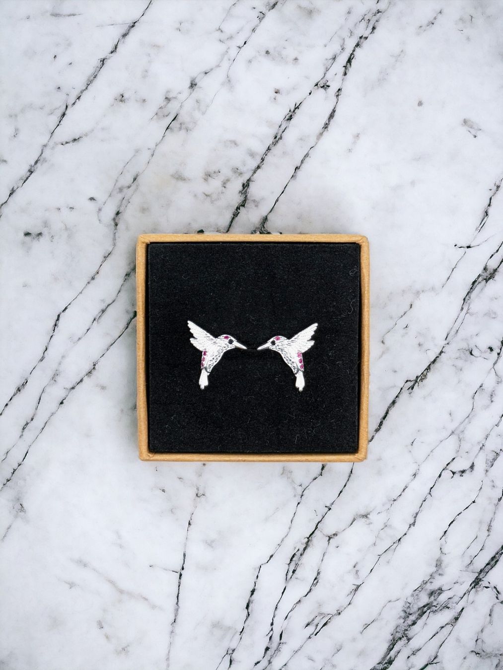 Orecchini pendenti & Orecchini a lobo: Sterling Silber Ohrstecker Kolibri – Nuovo e nell'imballaggio originale da Glattpark(Opfikon) venduto da Wuschel038 1