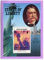Block "Chester Alan Arthur". Britische Jungferninseln