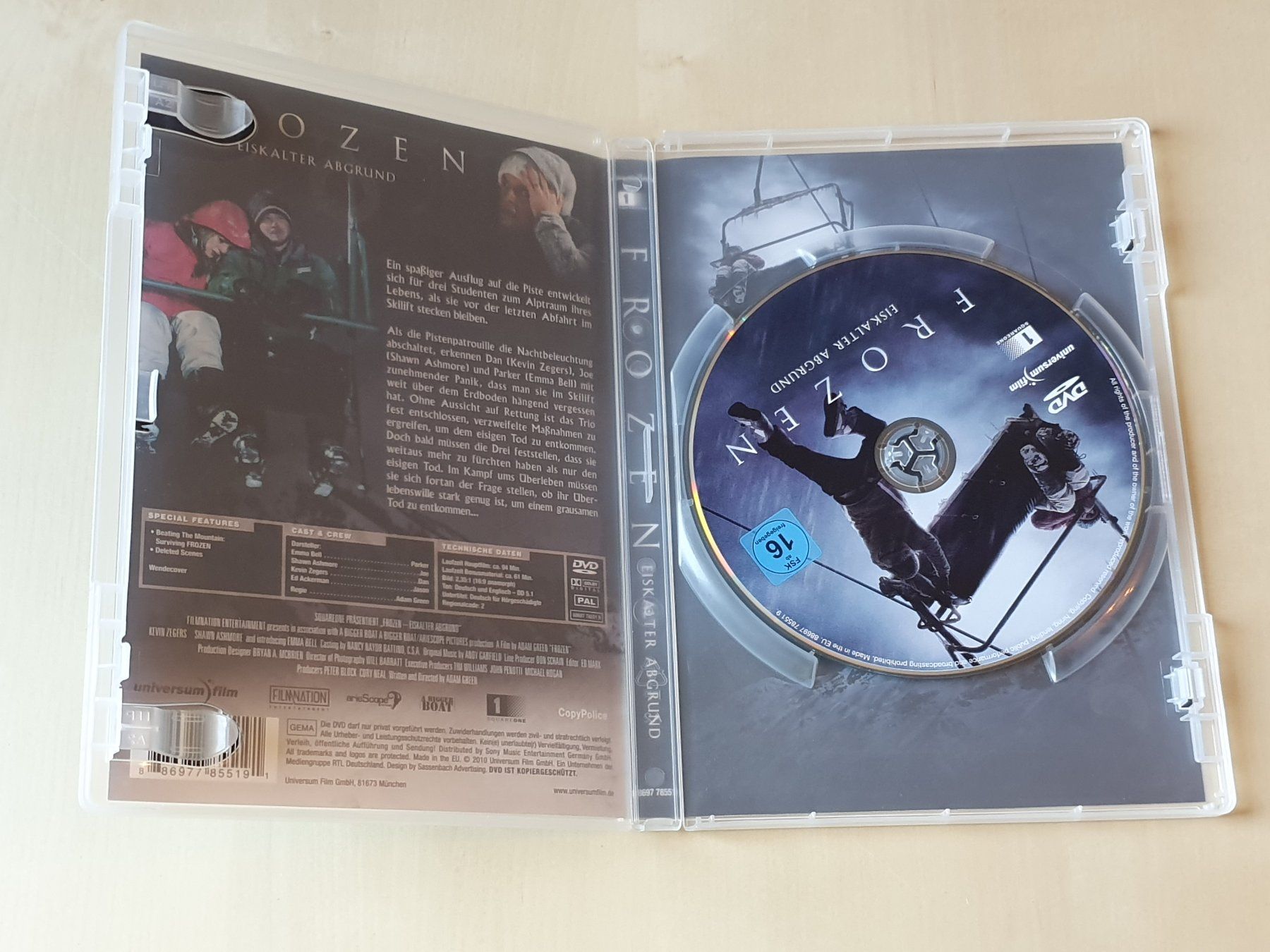 Tutti i DVDs: Frozen Eiskalter Abgrund – Usato da Stansstad venduto da collectorsshop 2
