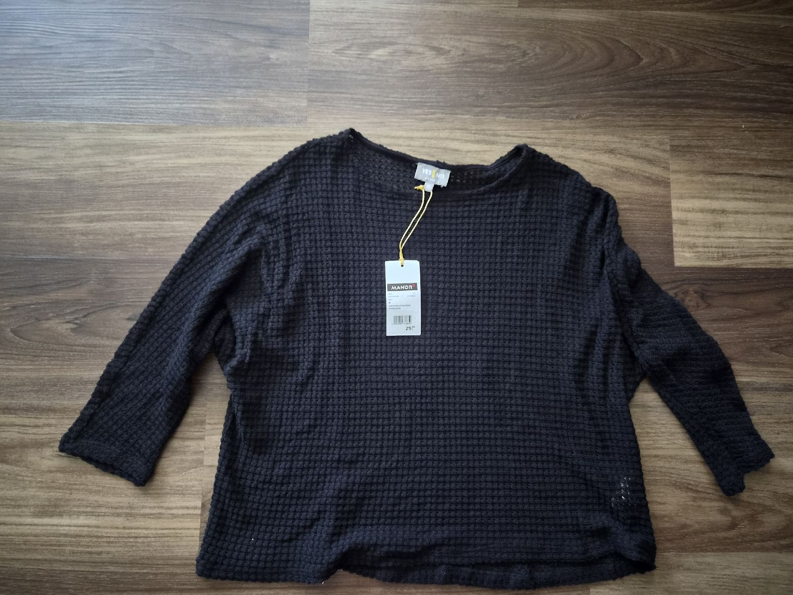 Pullover & Sweatshirts: Schwarzer Damen Pullover Waffelstrick Gr. M NEU – Neu (gemäss Beschreibung) aus Altishofen von tammy05 1