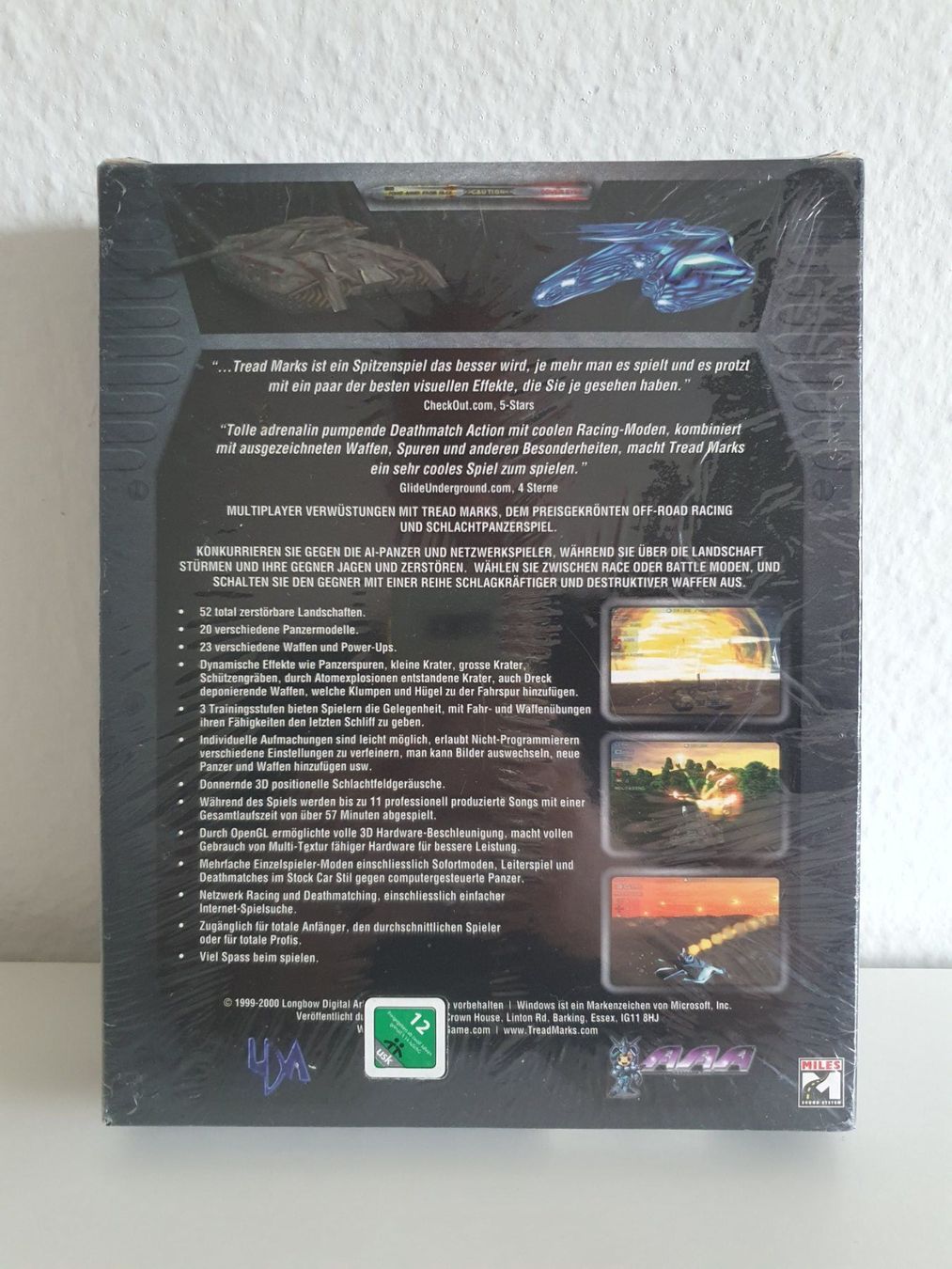 Giochi: PC Game Tread Marks (2000) Big Box sealed NEU – Nuovo e nell'imballaggio originale da Greifensee venduto da perfectioN88 2