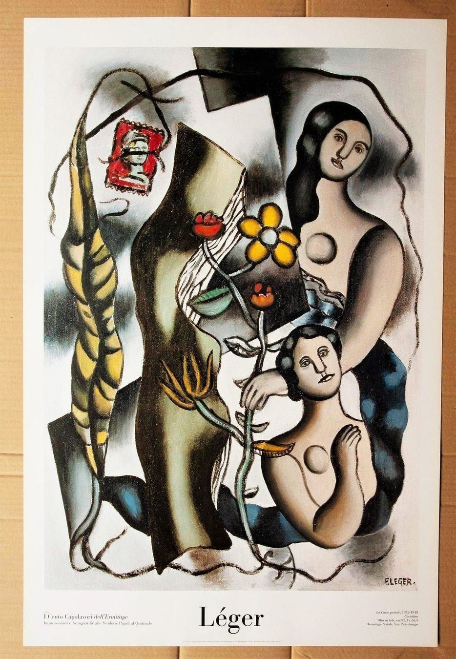 Poster & Bilder: Fernand Leger Poster - Seltene Vintage – Gebraucht aus Ponte Tresa von 11GalleriaAlterEgo11 1