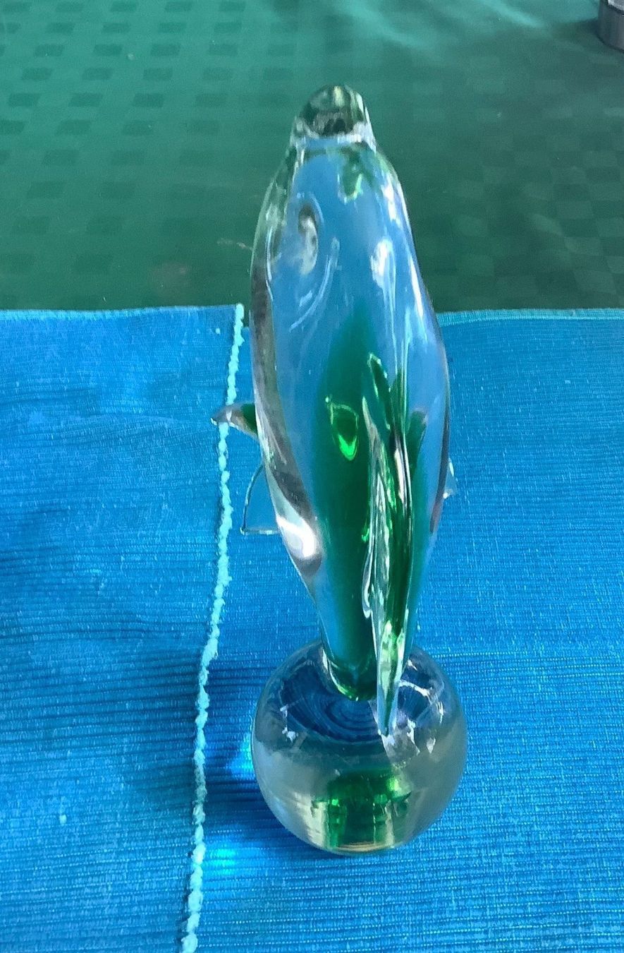 Murano Statuette: ALTER MURANO-GLAS DELPHIN – Usato da Adlikon b.Regensdorf venduto da Crystaldragon09 5