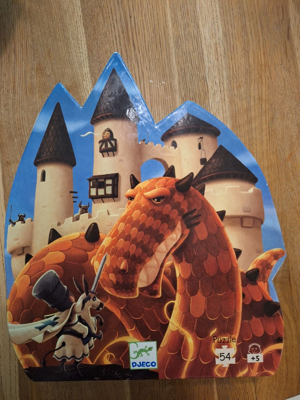 Djeco Puzzle: DJECO Dragon Castle Puzzle, 54 Pieces – Usato da Bülach venduto da dan_7scp