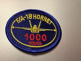 Badge: 1000 Flugstunden F/A-18 - Schweizer Luftwaffe