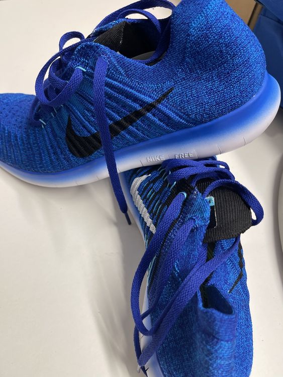 Nike Schuhe Free Flyknit Blau 43 Neu Kaufen auf Ricardo