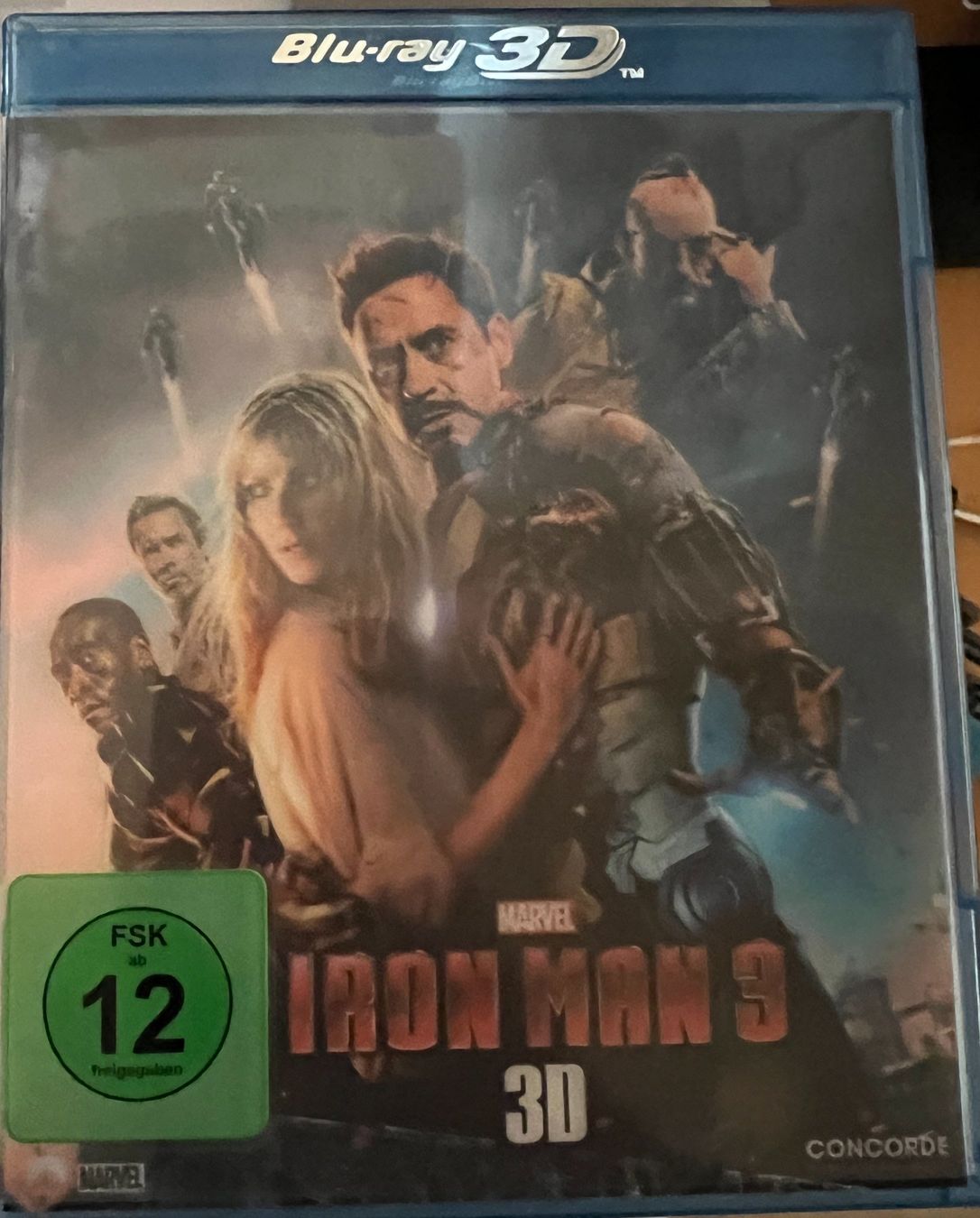 Alle DVDs: 7x Blu-ray (inkl 3D) Marvel Filme Set – Gebraucht aus Müllheim Dorf von Sleepnot 1