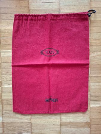 Staubbeutel / Schuhbeutel   TOD'S for FERRARI   rot