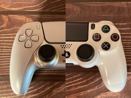 PlayStation 4&5 Controller Grips (Schwarz / Black)