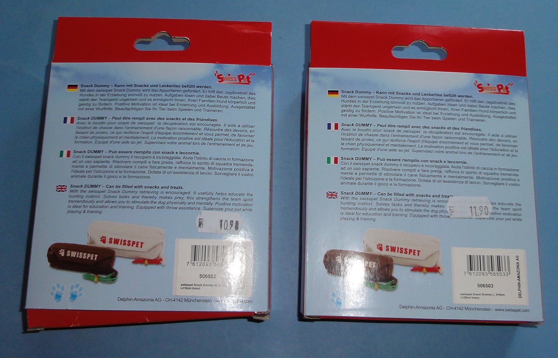 Giocattoli: Hunde Swisspet Snack Dummy - Grösse M oder L - Neu – Nuovo e nell'imballaggio originale da Waldenburg venduto da Rcparts 1