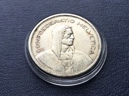 5 Franken Silbermünze 1931 m.13 sterne über Kopf VZ