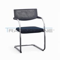 Vitra Visavis Freischwinger Schwarz