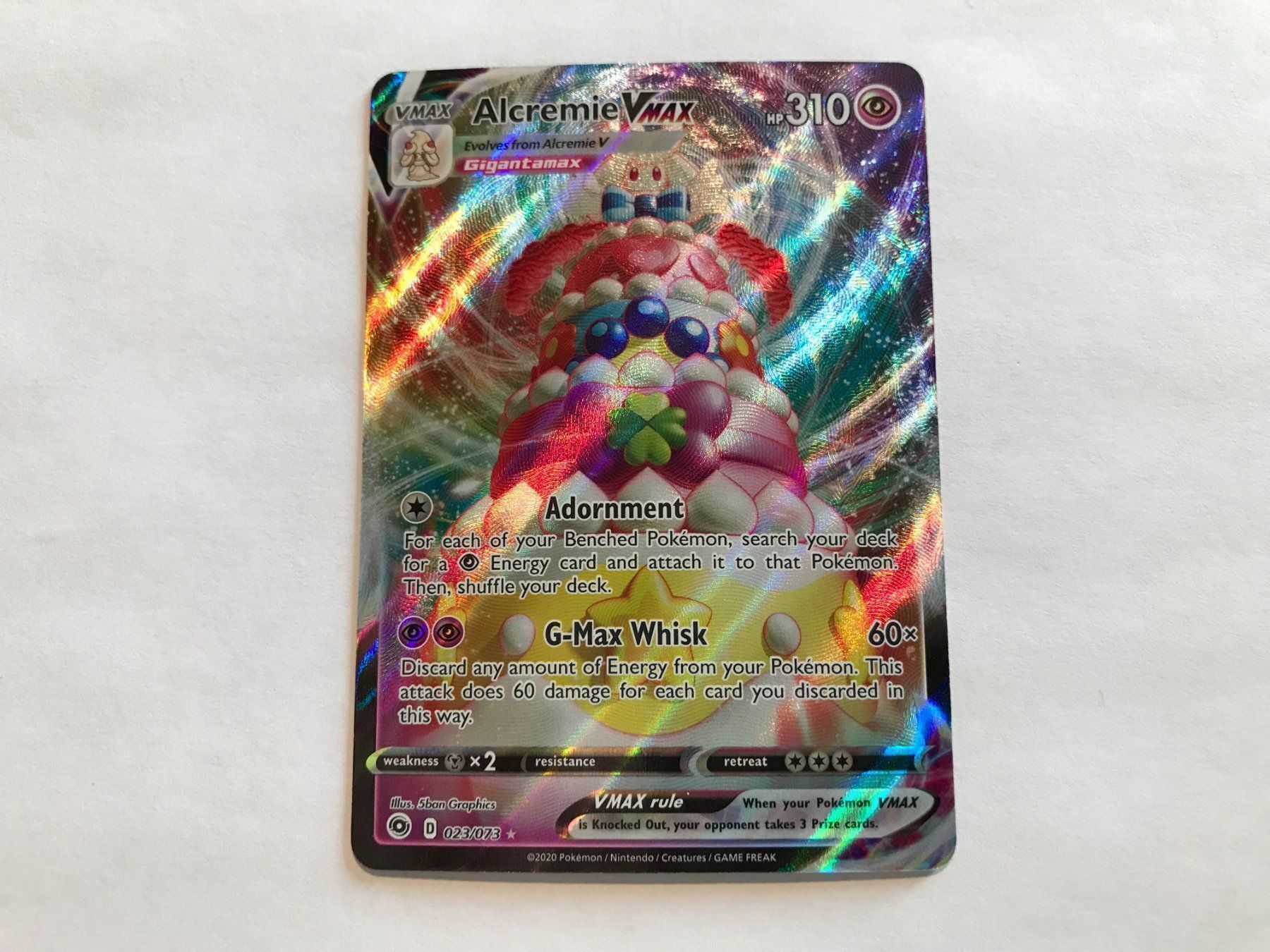 Pokémon Carte collezionabili: Alcremie Vmax EN – Usato da Hagendorn venduto da Pokecollectorch 1