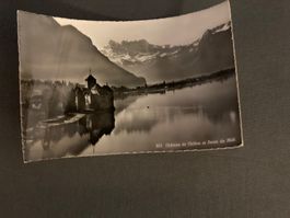 Ansichtskarte: Schloss Chillon am Genferse...