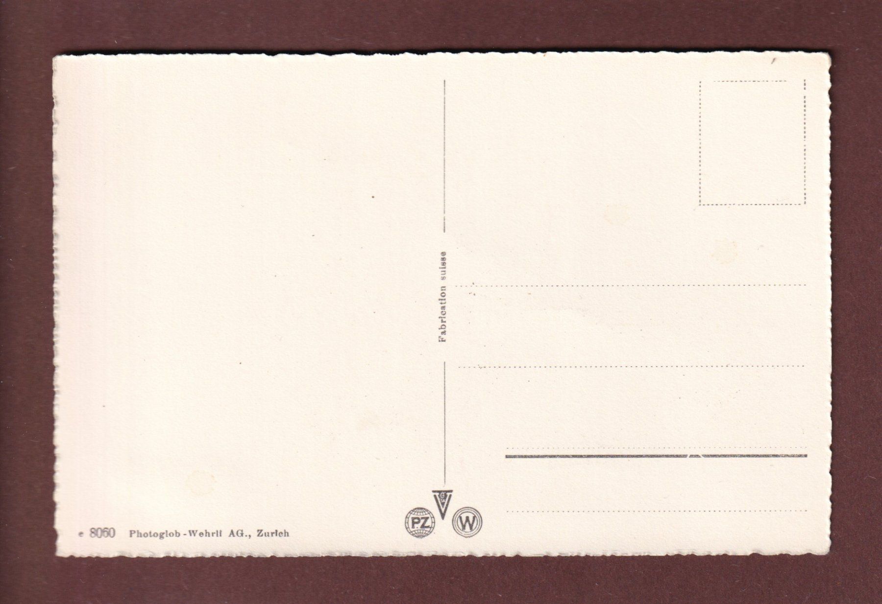 Cartoline postali: ZÜRICH - Schipfe – Usato da Pully venduto da nicecards 1