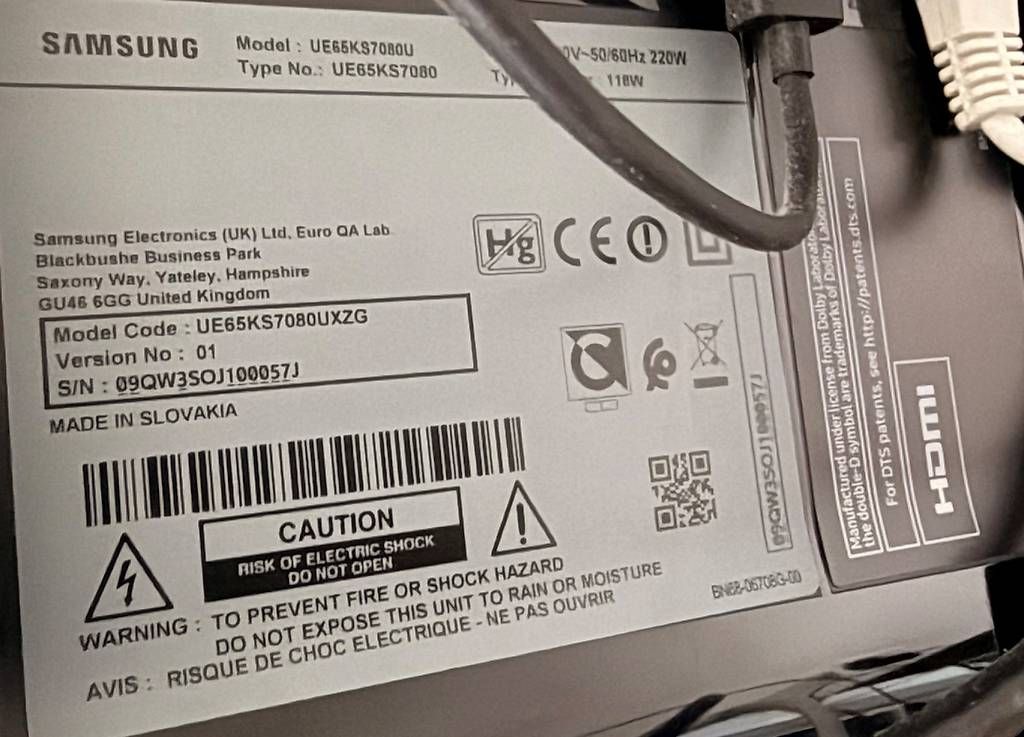 Fernseher: SAMSUNG SMART TV 65 built-in speakers – Gebraucht aus Bäch SZ von rmm01 4