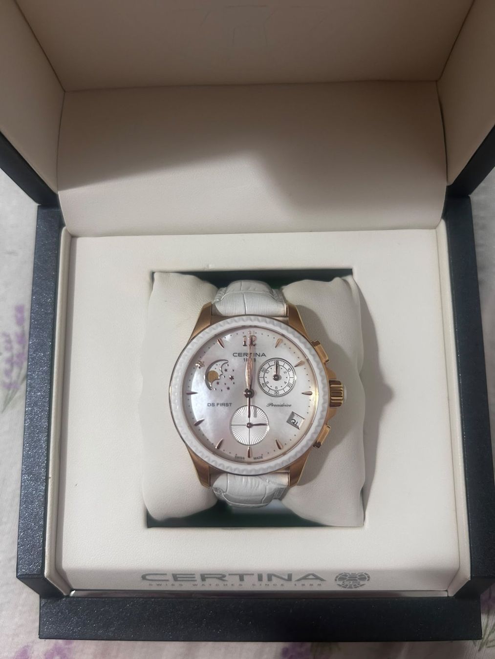 Certina Orologi: Certina DS First Lady Moonphase Chronograph – Nuovo e nell'imballaggio originale da Lausanne venduto da lei_7czh 8