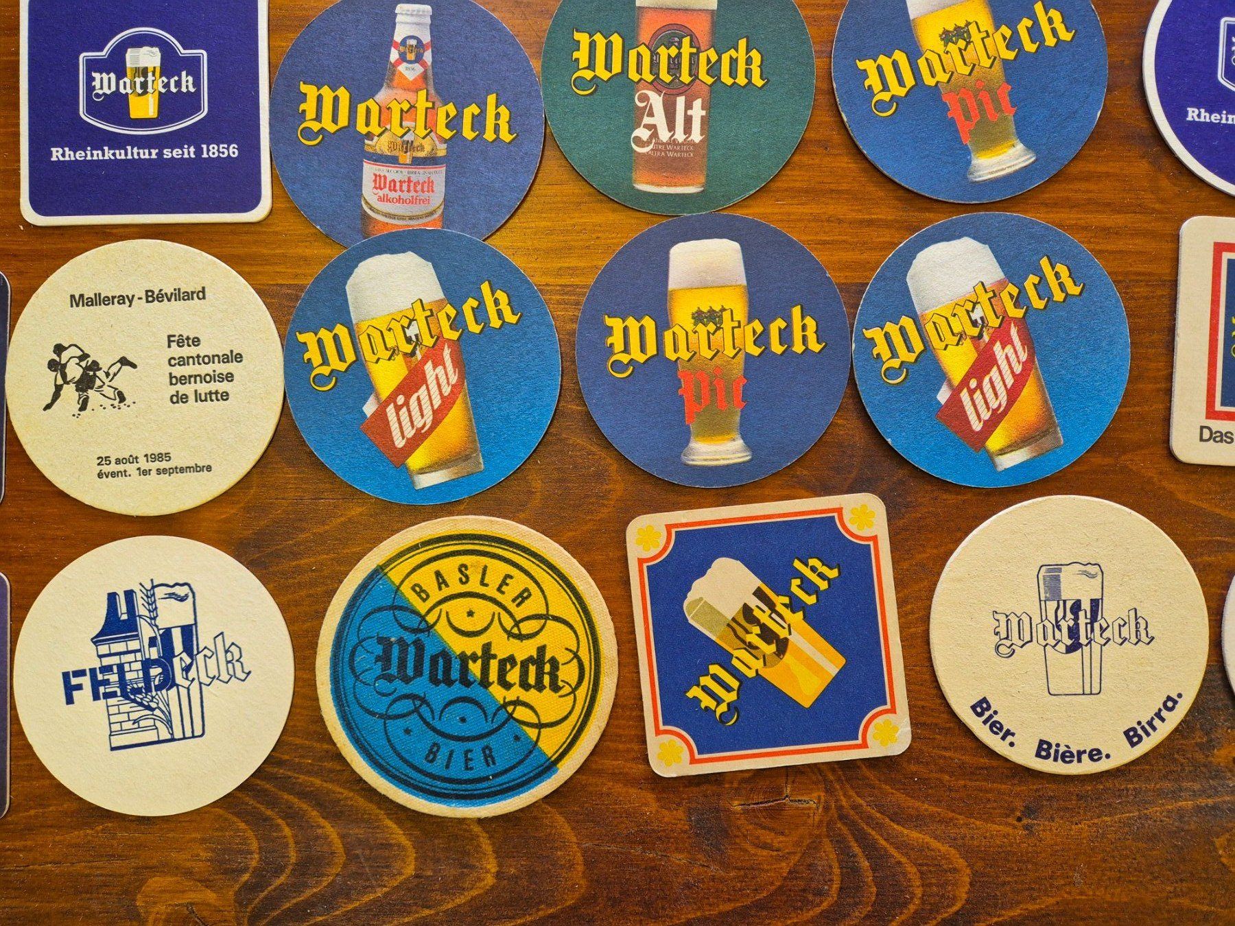 Warteck Untersetzer: Bierdeckel Brauerei Warteck – Gebraucht aus St.Gallen von Stocken64 1