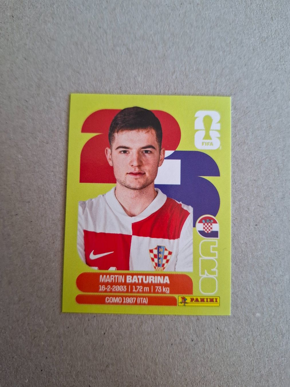Panini Carte collezionabili: PANINI FIFA 2026 CRO 11 – Usato da Courtelary venduto da sw25790