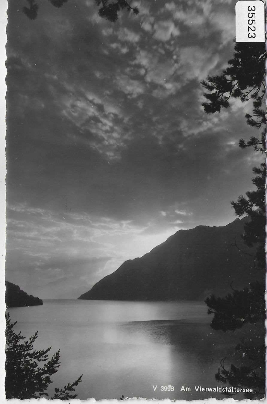 Cartoline postali: Abendstimmung am Vierwaldstättersee – Usato da Ettingen venduto da Kartenplanet