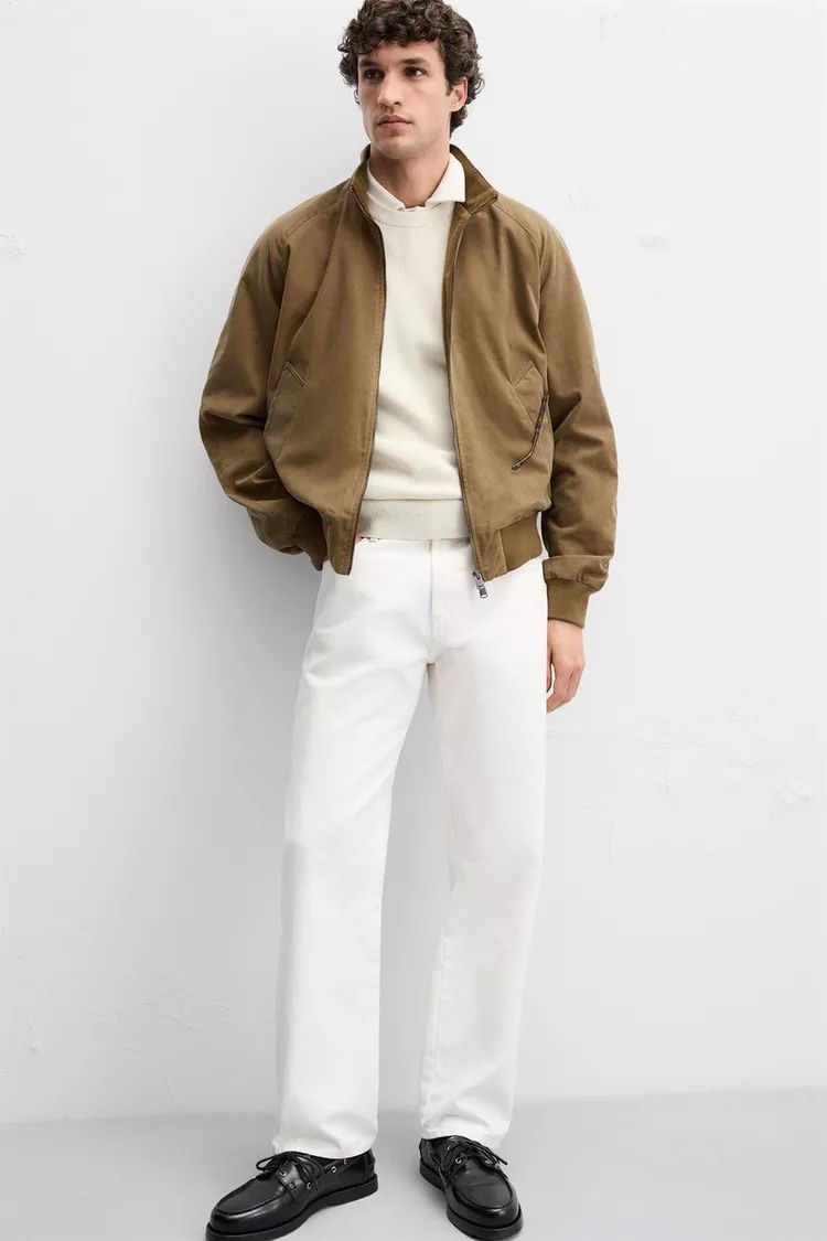 Zara Giacche: Zara bomber jacket sand/beige – Usato da Goldach venduto da elijah2000 1