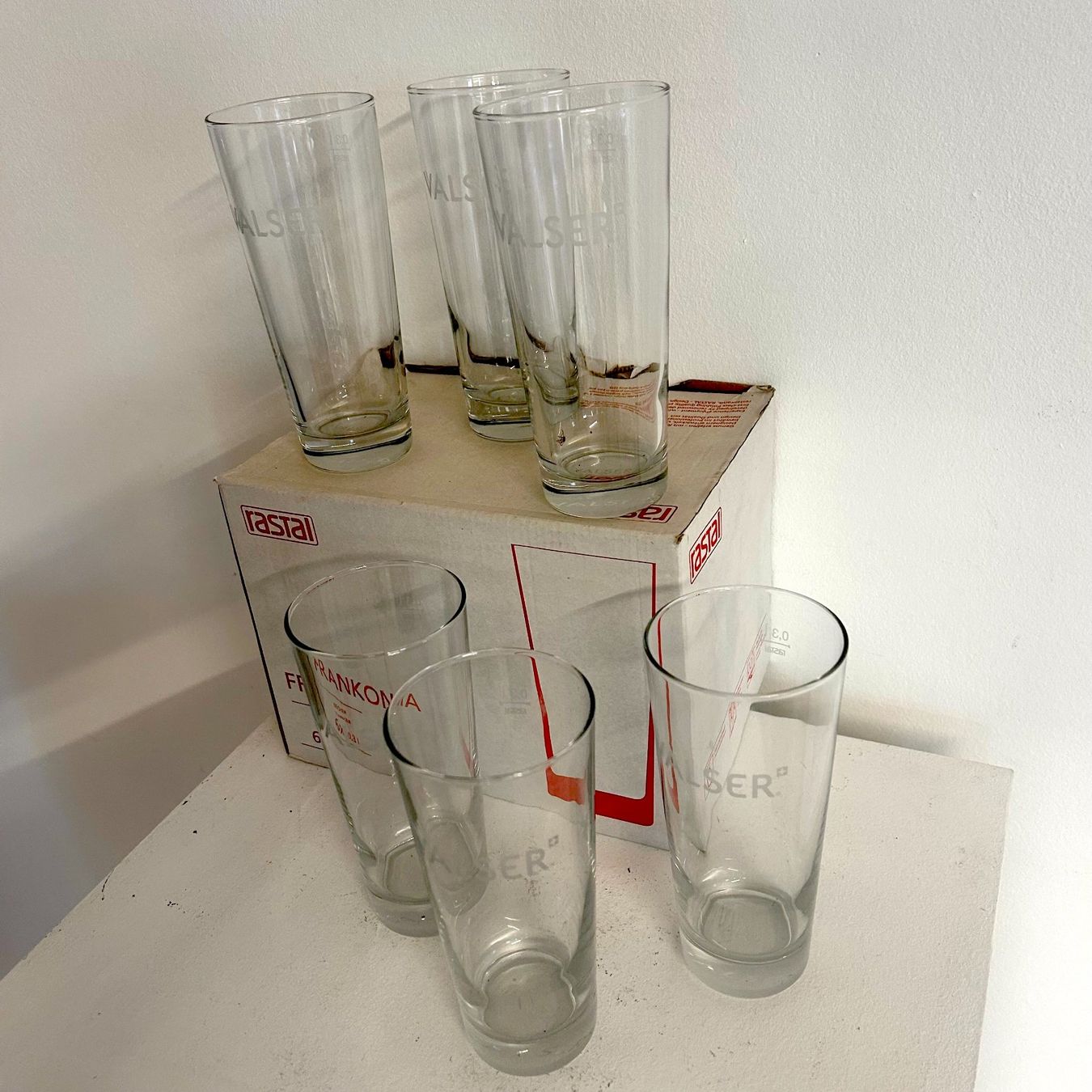 Bicchieri: 6 verres Valser neufs,  39 cl – Usato da bursins venduto da silversurfer1972