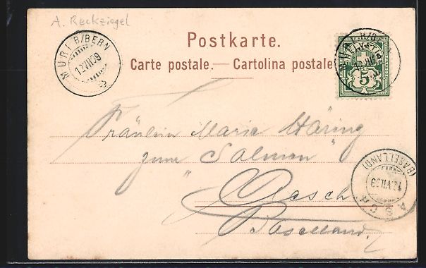 Cartoline postali: Gurten bei Bern, Restaurant Gurten, Pano – Usato da Berlin venduto da bartko-reher 1
