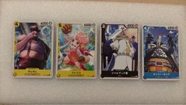 One Piece TCG Set 4 Karten Japanisch neuwertig 🇯🇵 full art