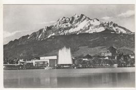 Schöne alte Ansichtskarte Luzern mit Pilatus (*)