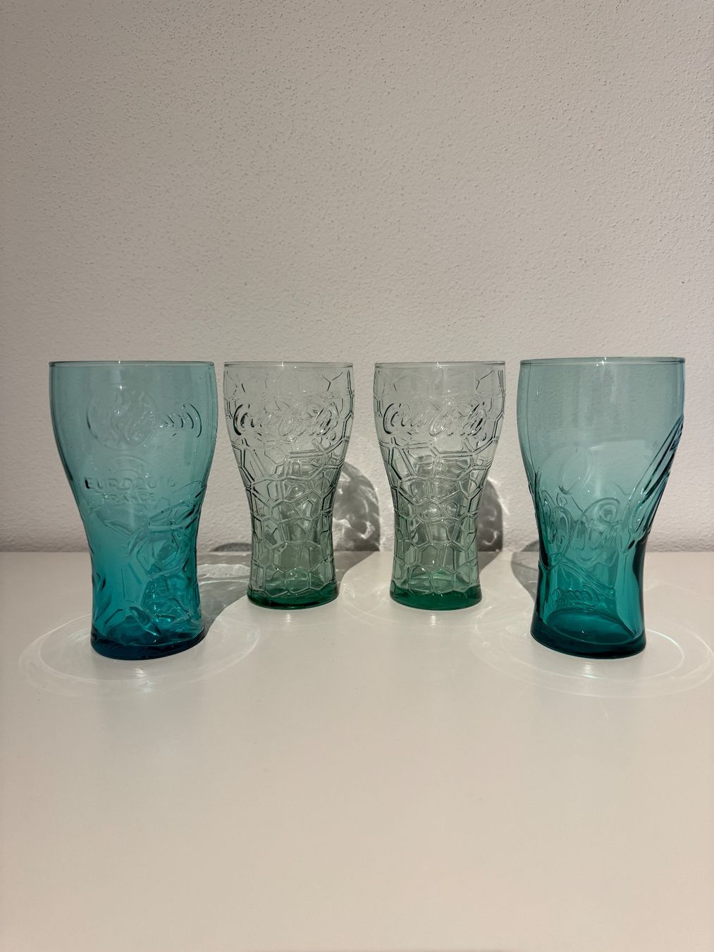 Coca-Cola Bicchieri: Coca Cola Gläser Sammlung, 12teilig – Usato da Kriens venduto da Blaecky98 1