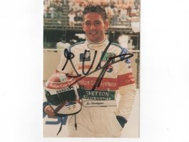 Autogrammkarte von Ex-F1-Rennfahrer Jos Verstappen NL