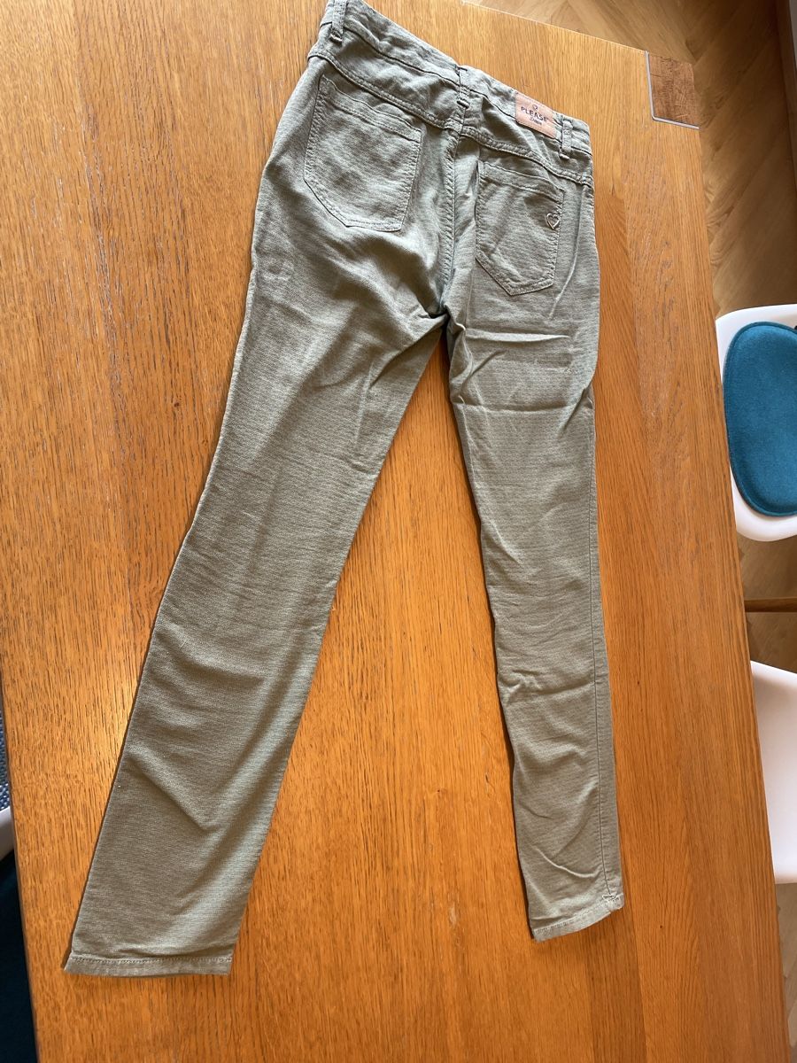 Please Jeans Jeans: Please Jeans, Olivefarbig, xs – Usato da Basel venduto da CCRosa 4