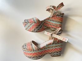 Recent does 1940s French Wedges shoes Size Eu 37 b