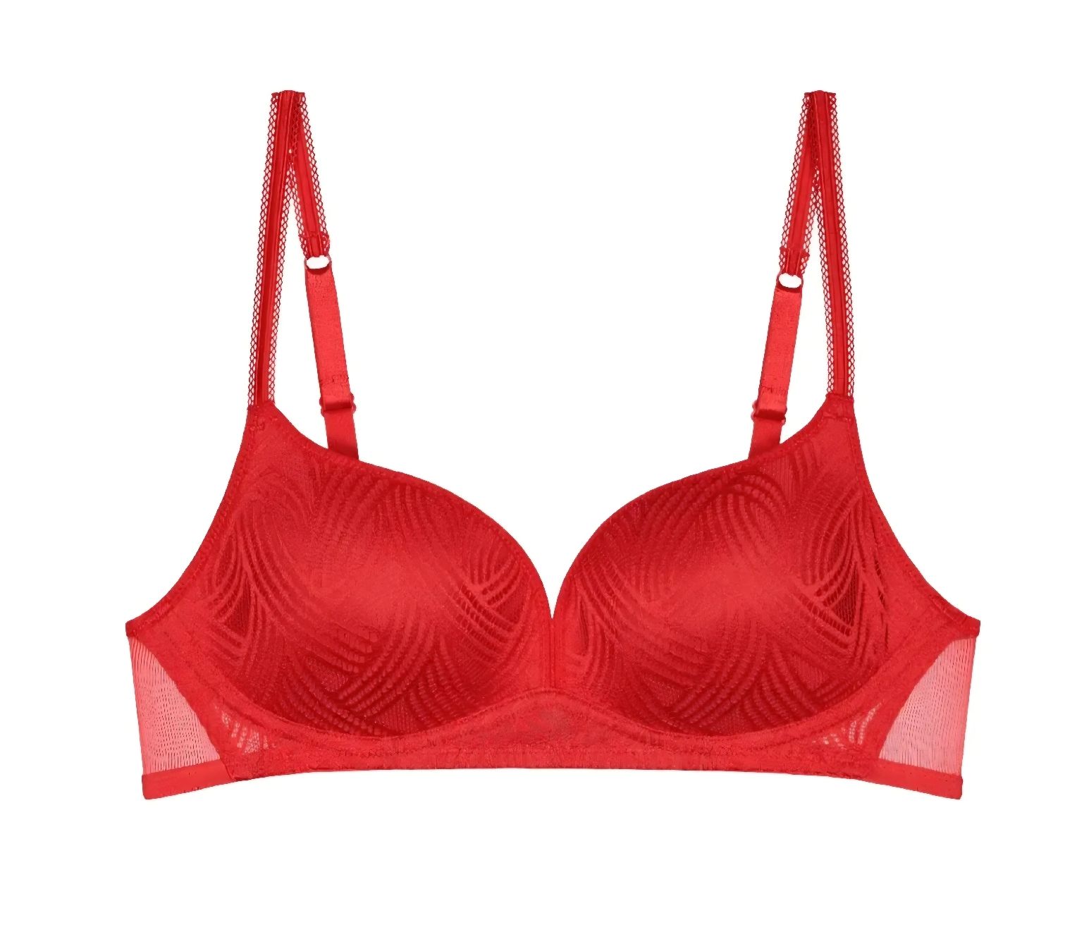 Triumph Roter BH mit Spitze, Grösse 90A (Neu (gemäss Beschreibung)) in ...