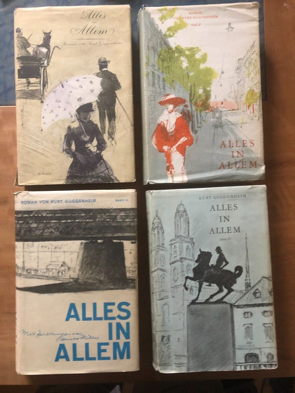 Bücher: Kurt Guggenheim: Alles in Allem, 4 Bde. – Gebraucht aus Zürich von allp