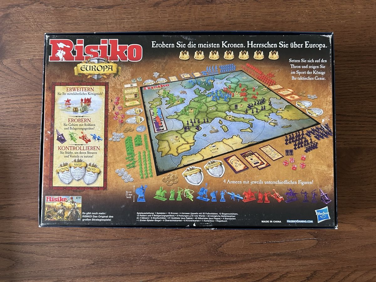 Hasbro Giochi: Risiko Europa - Neuwertig! – Nuovo (secondo la descrizione) da Solothurn venduto da LarryTheDuck 1
