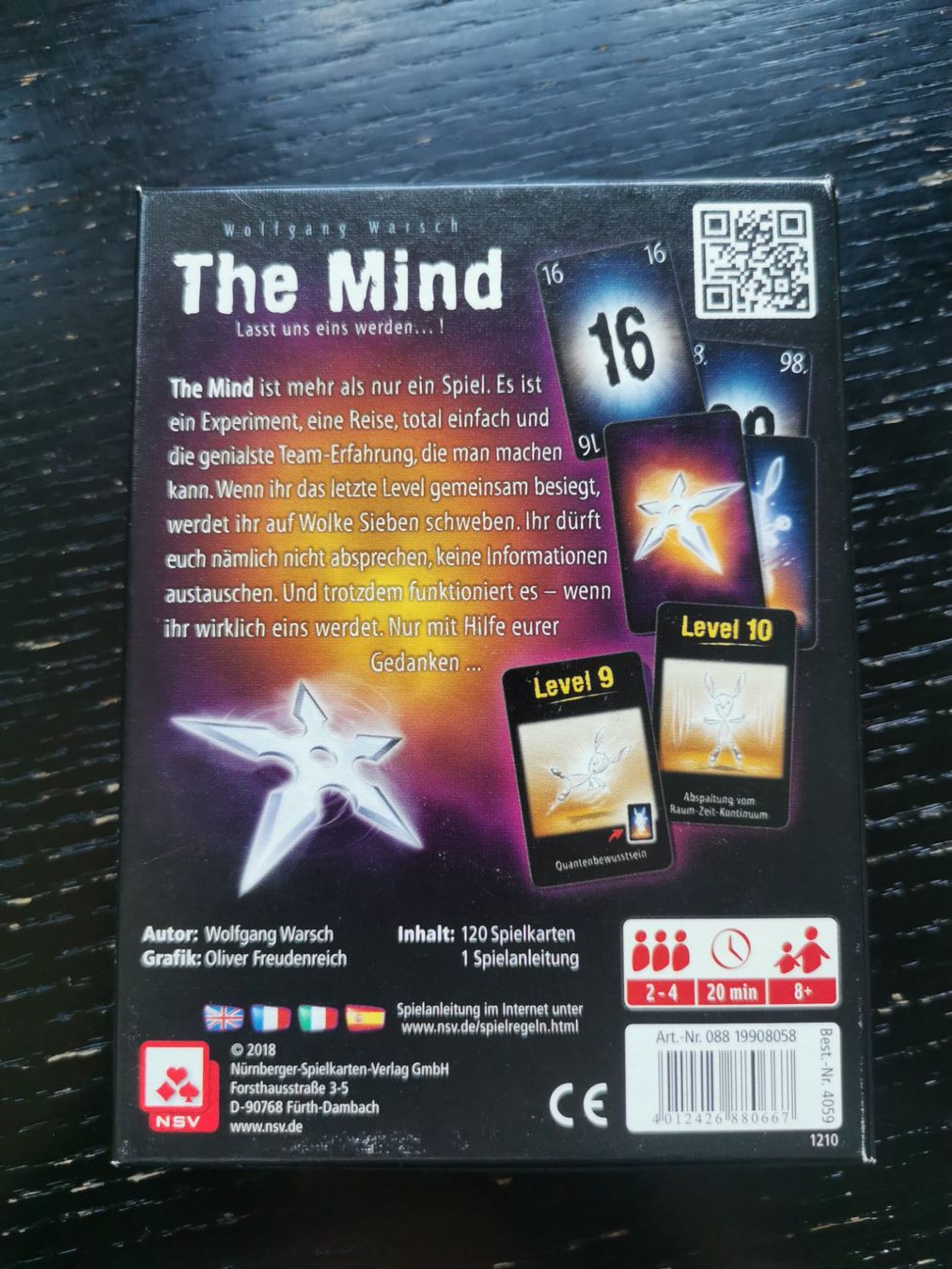 Jeux: Kartenspiel - The Mind – D'occasion à Zürich par fil_t2br 1