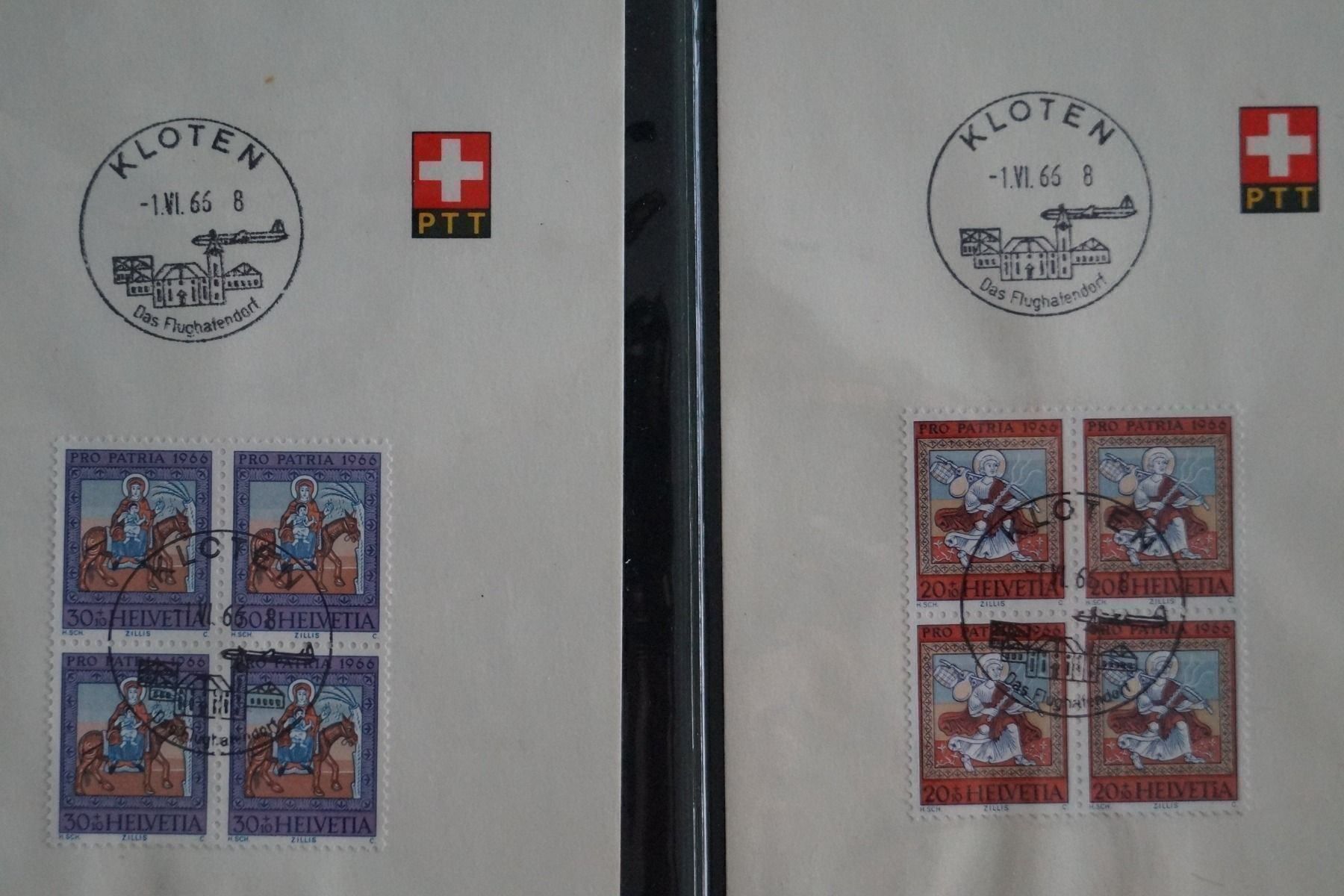 Tutti i francobolli: Pro Patria Briefmarken Kollektion – Usato da Nürensdorf venduto da Jx3p 8