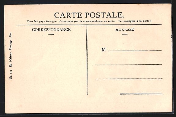 Cartoline postali: AK Bex, Villa des Bains – Usato da Berlin venduto da bartko-reher 1