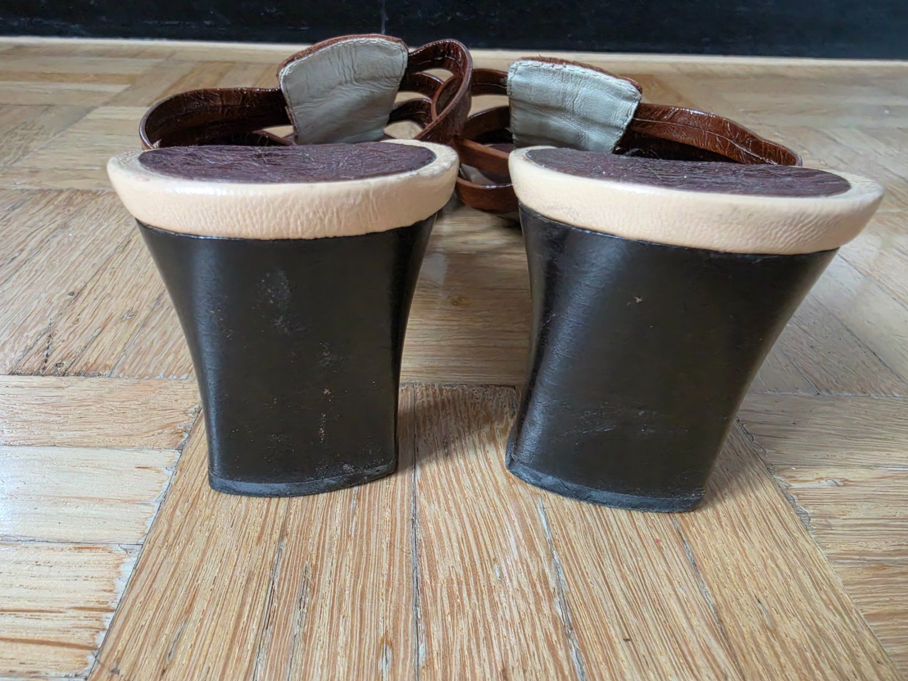 Scarpe da donna: Sandalen Weinberg echt Leder Gr. 38 – Usato da Stäfa venduto da flamingo_17 3