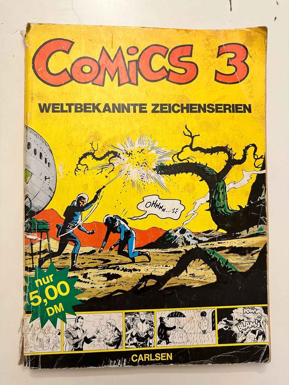 Comics: COMICS 3 - WELTBEKANNTE ZEICHENSERIEN - CARLSEN - 1973 – Gebraucht aus Münsingen von Ganjam